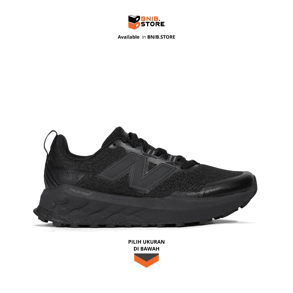 Sepatu Trail Run Outdoor NB Fresh Foam X Garoe v2 Full Black [MTGAROK2] Original