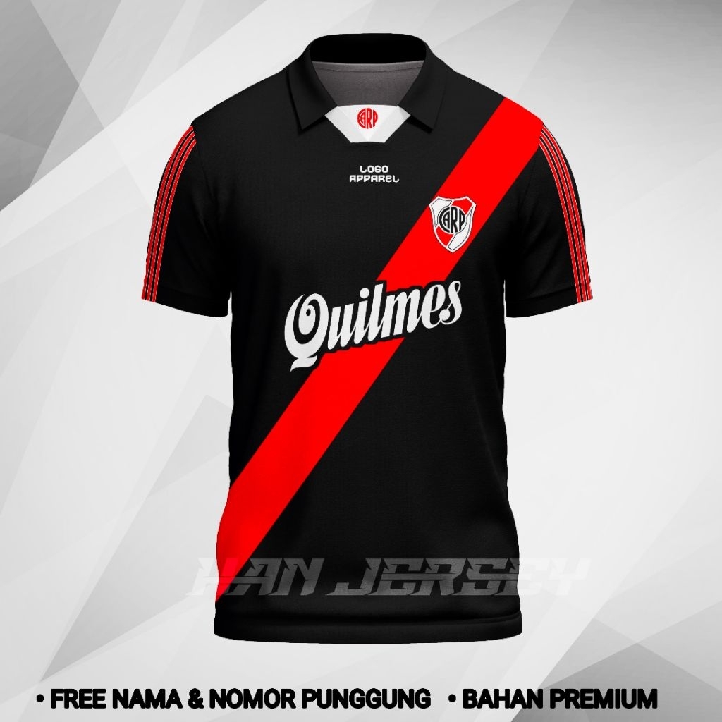 Jersey Bola River Plate 1999 Away Full Printing