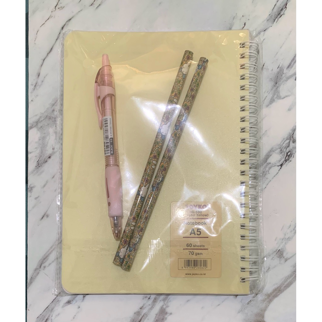 

Joyko notebook Miffy pensil pulpen stationery alat tulis buku