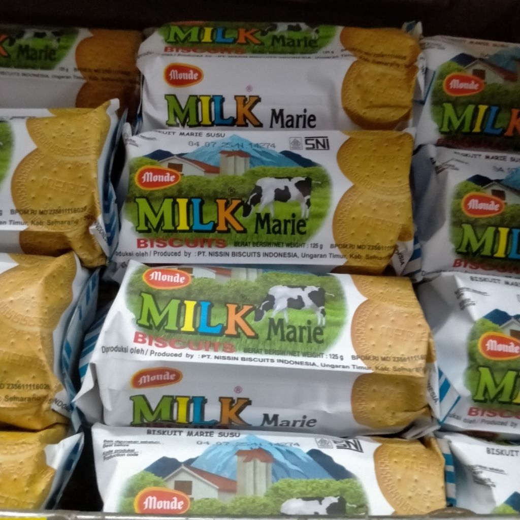 

Monde Marie Milk Biskuit Marie Susu Mpasi 125Gr