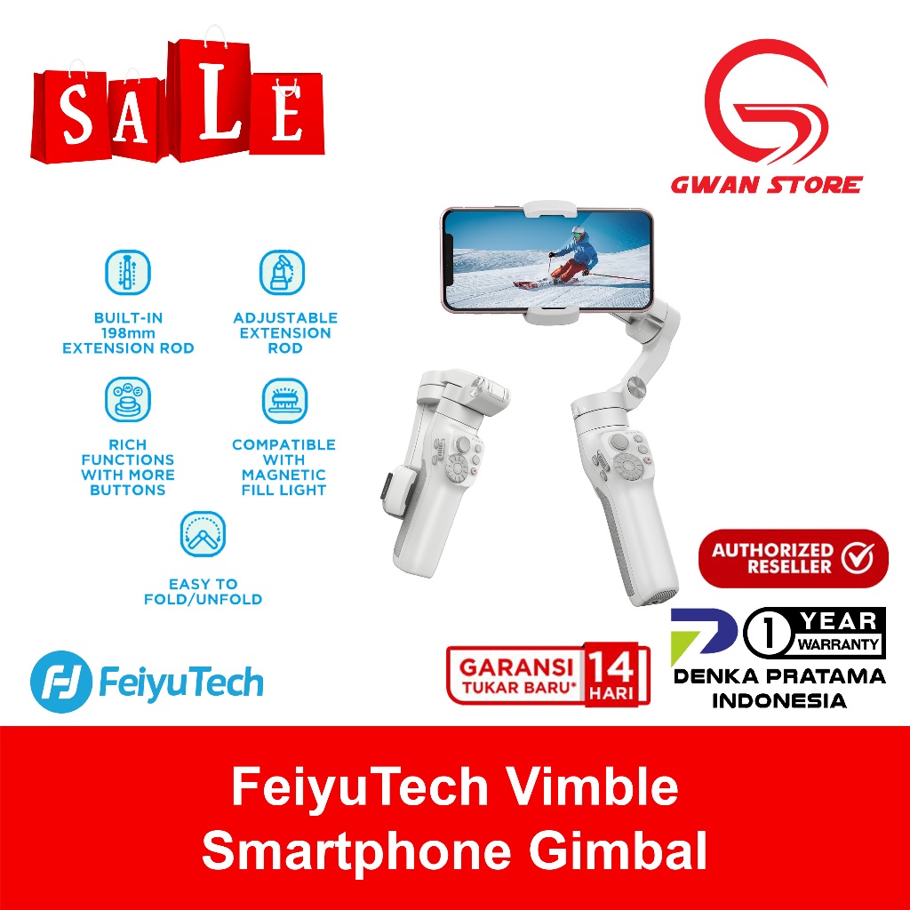 FEIYUTECH VIMBLE 3 SMARTPHONE GIMBAL STABILIZER - IDEAL FOR CAMERA STABILIZATION