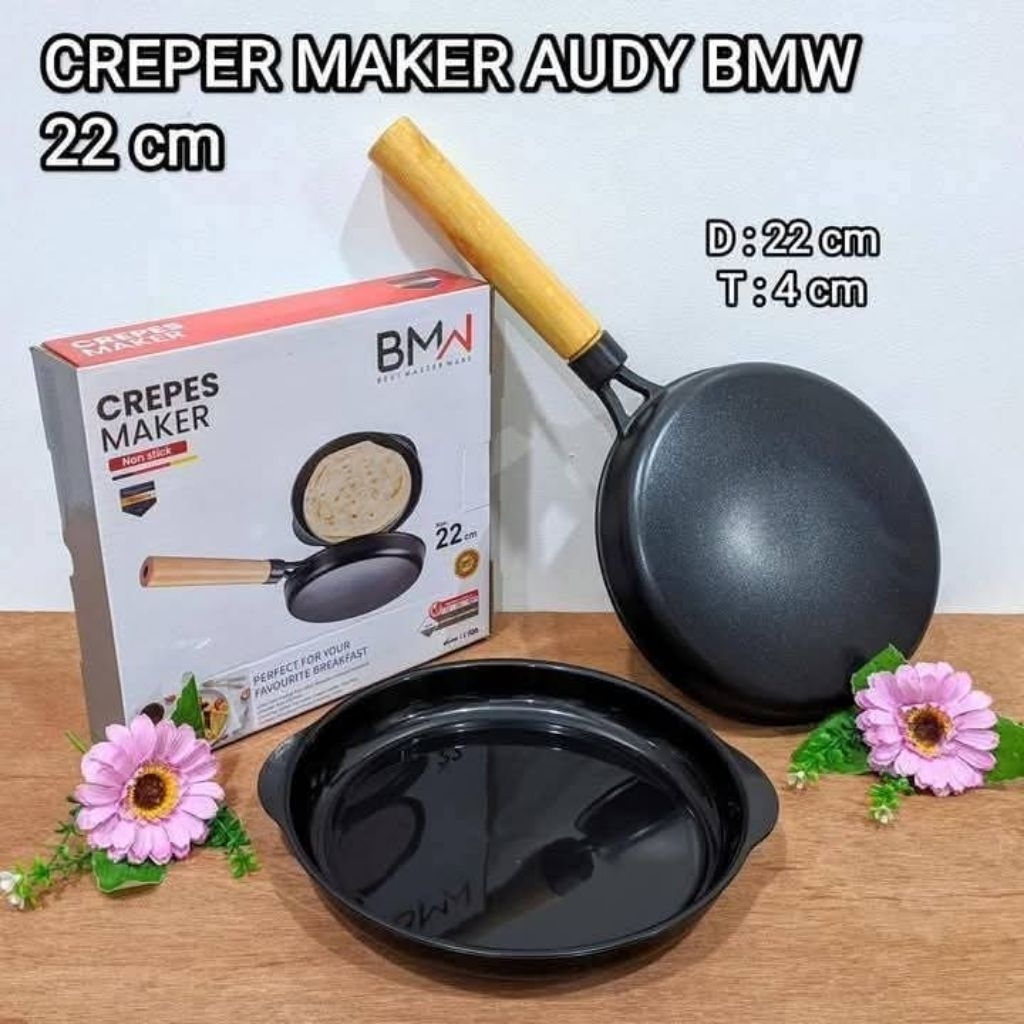 Teflon Kwalik 22cm BMW,Crepes maker ,Teflon audy
