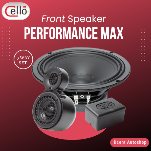 Speaker 3 Way Set Mobil - Speaker Performance Max Cello - Front Speaker 3 Way Set - Speaker Audio Mo