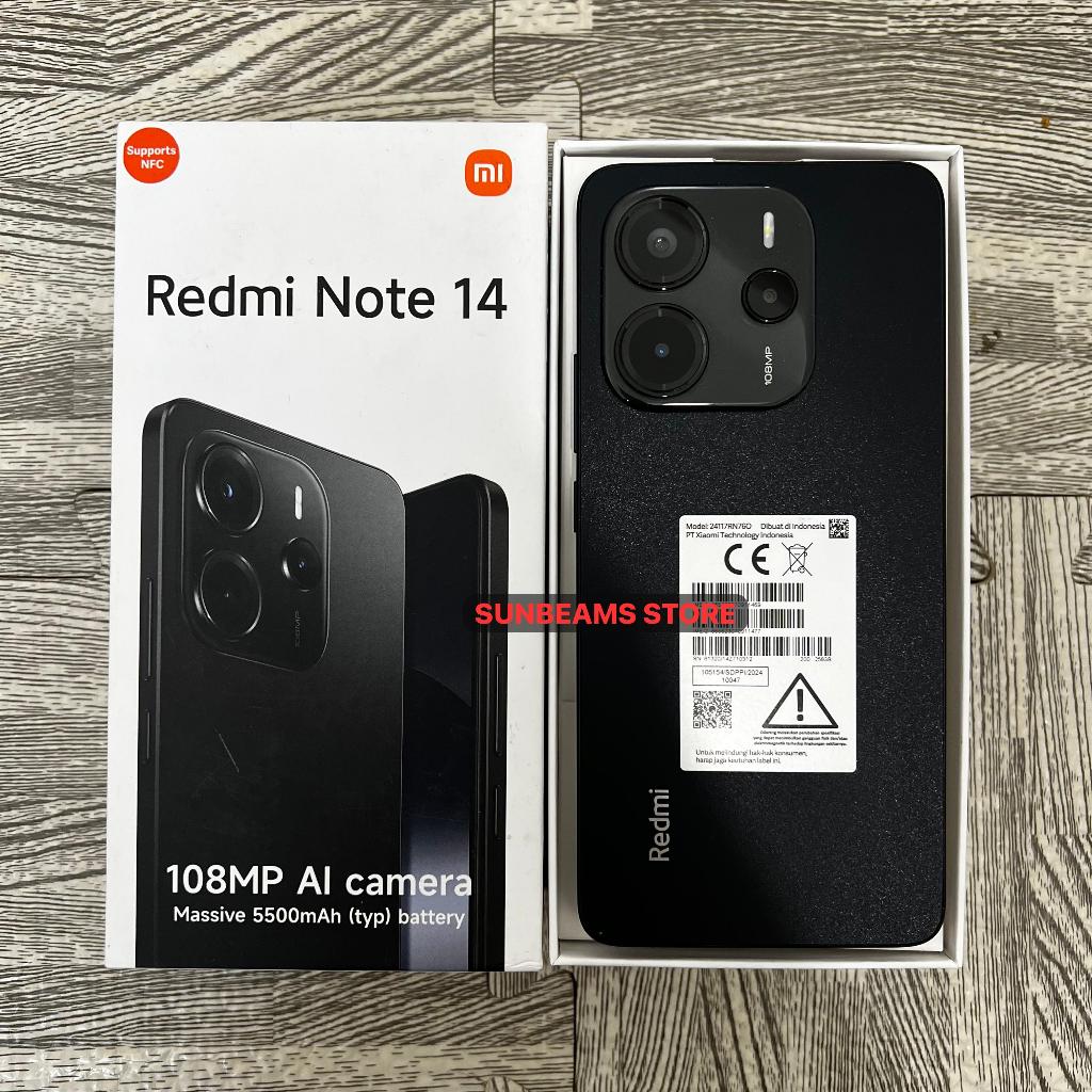 Redmi Note 14 8/128 8/256 Second Fullset Bekas Resmi