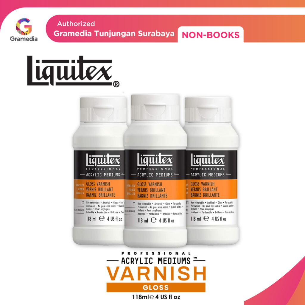 

Gramedia Tunjungan : Liquitex 250ml Gloss Varnish