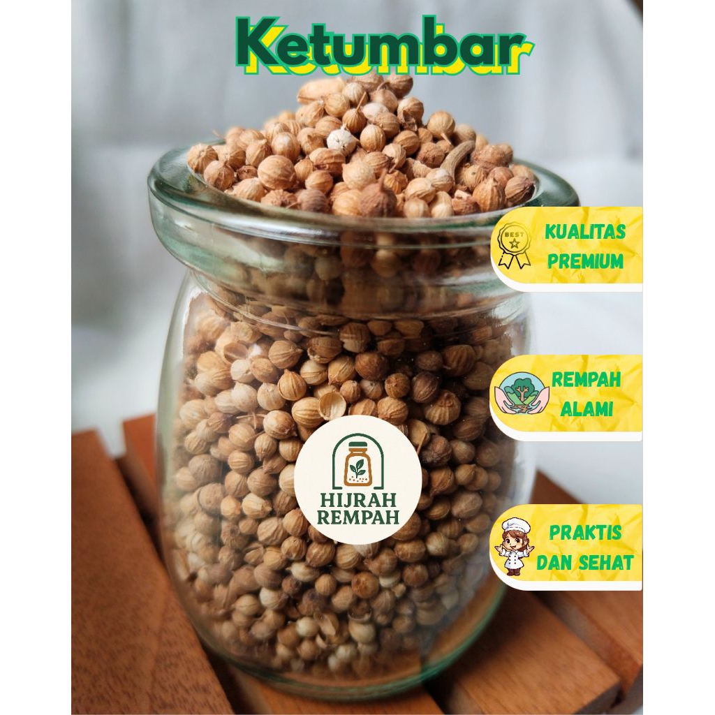 

Ketumbar Utuh 250gr/ Coriander Seeds/ Coriander Whole
