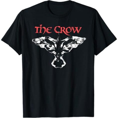 Kaos Logo Film The Crow Leher kru katun murni unisex