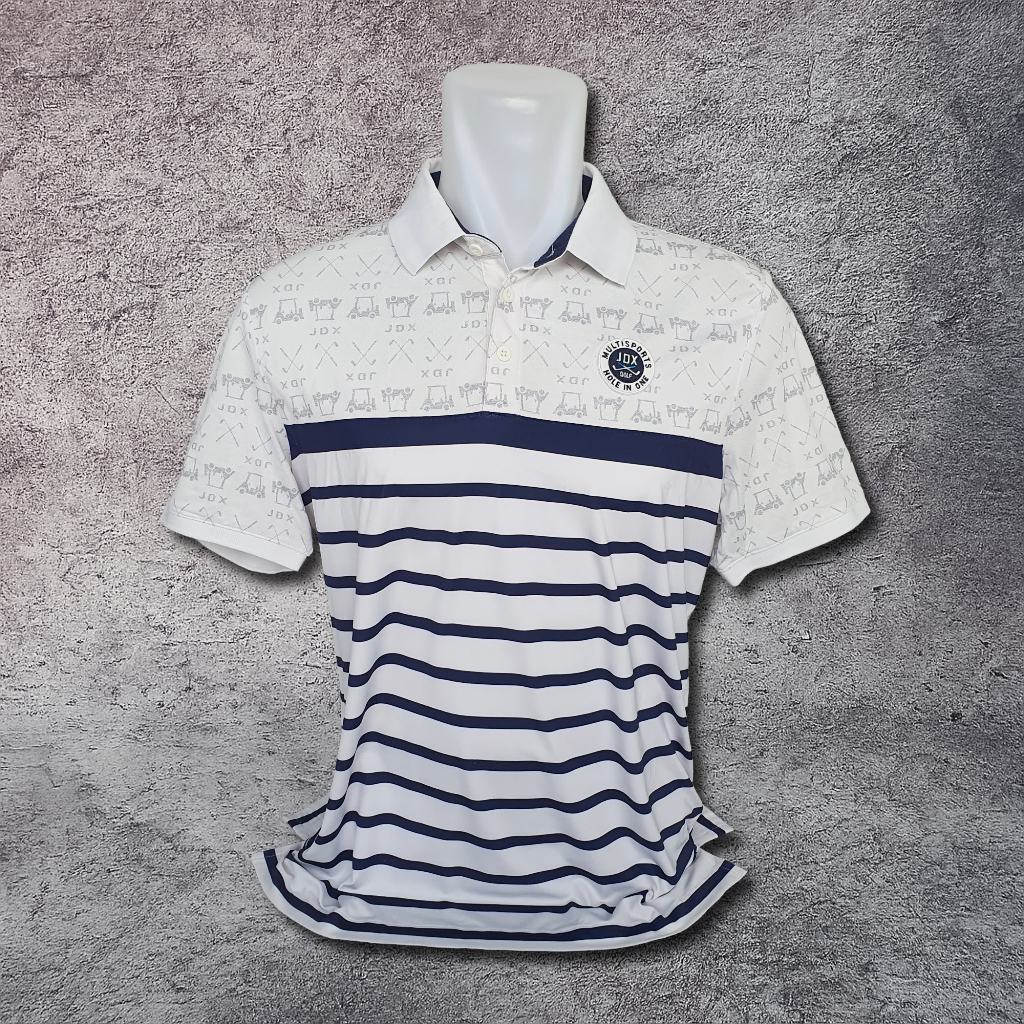 Baju Kaos Polo JDX - Size M sd L / Lebar Dada 53 cm - Original - Second