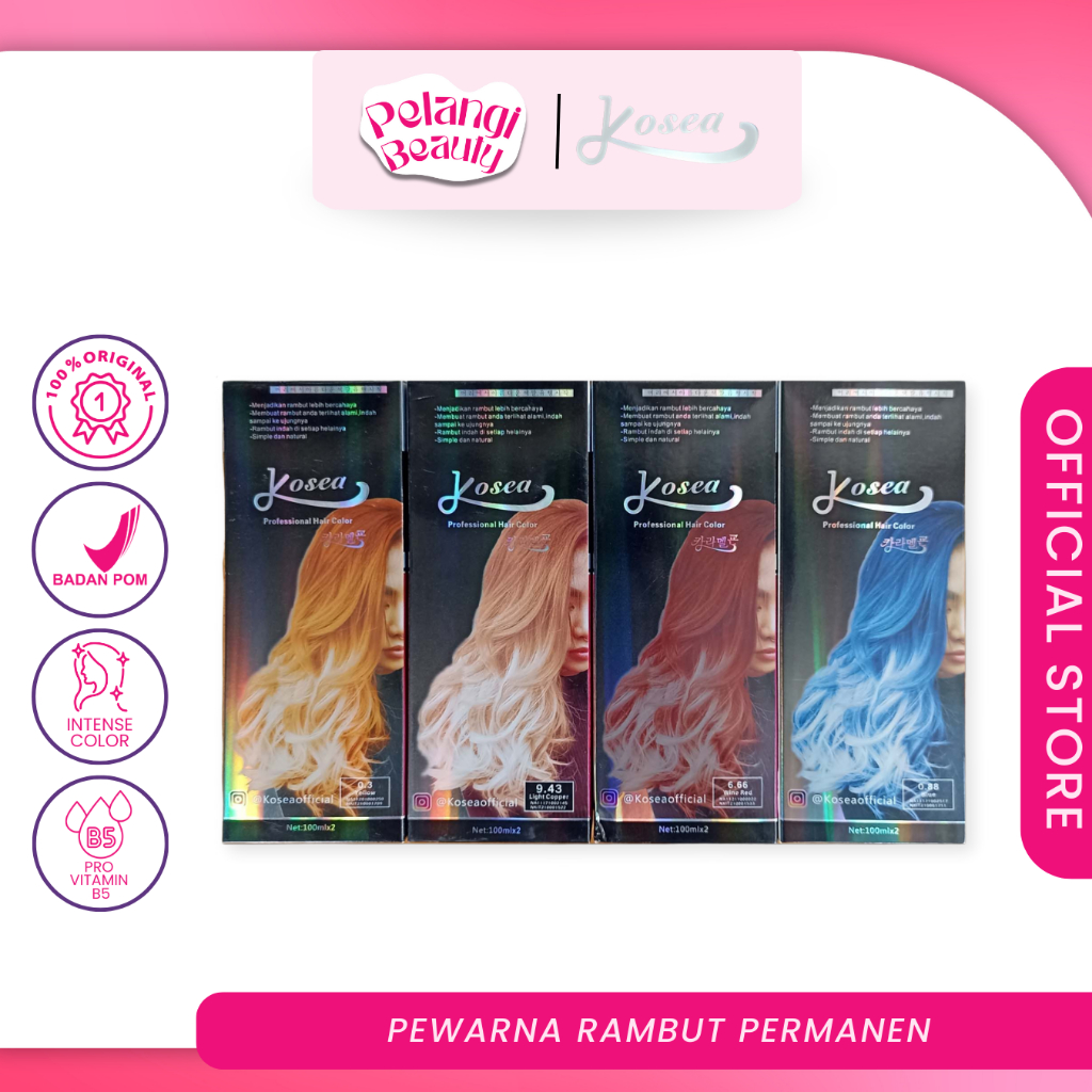 Kosea Cat Rambut 100 ml - Professional Pewarna Rambut