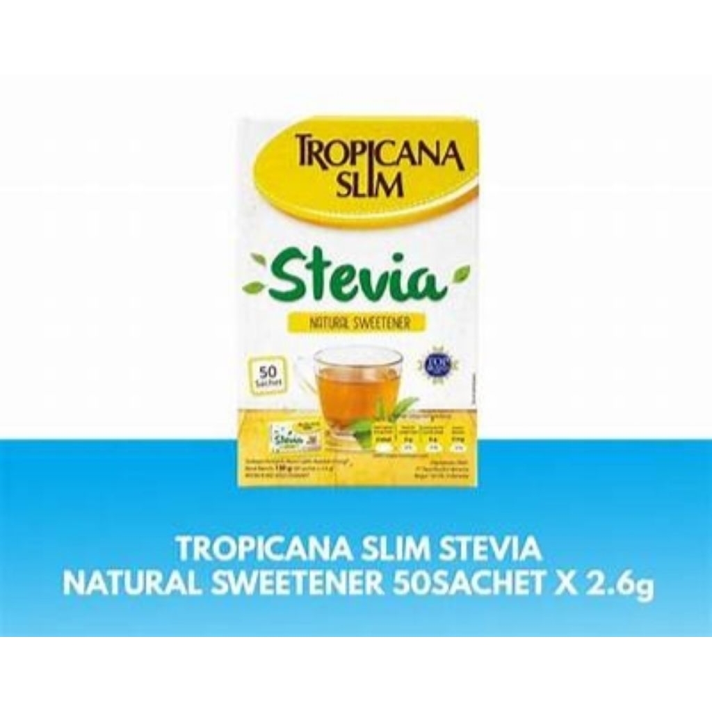 

Tropicana Slim Sweet Stevia 50s 1dus 24x50x2,6g
