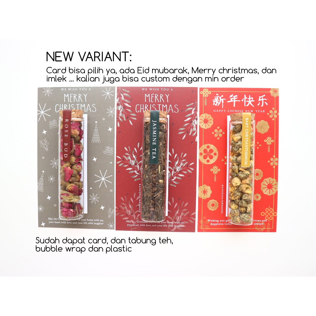 

[BISA COD] TABUNG BESAR 3X12 / Tea in Tube MEDIUM/ premium organic tea/ souvenir / gift / hadiah murah