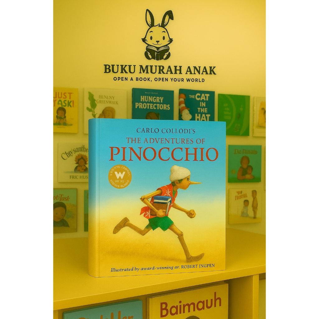 The Adventures of Pinocchio – Buku Klasik Anak Karya Carlo Collod  - Illustrasi Robert Ingpen - Hard