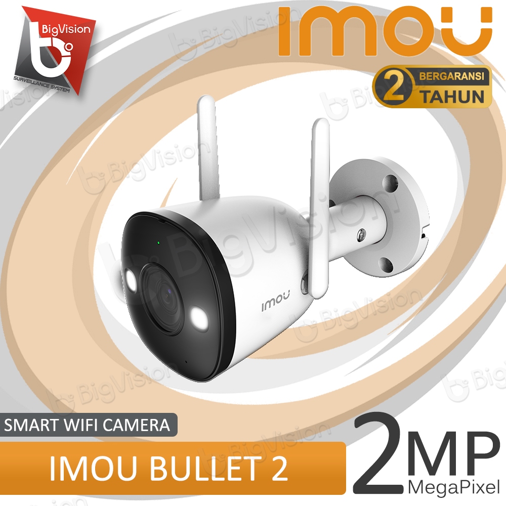 CAMERA CCTV WIFI IMOU 2MP IP BERWARNA OUTDOOR KAMERA PINTAR AUDIO