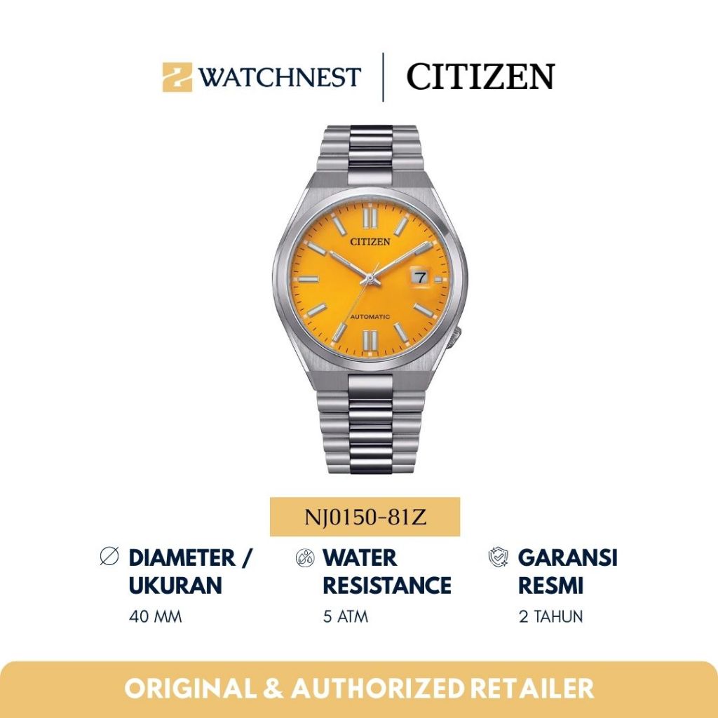 Jam Tangan Pria CITIZEN 'TSUYOSA' NJ0150-81Z Original Garansi Resmi 2 Tahun