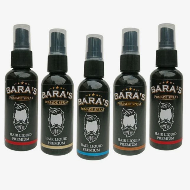 Minyak Rambut Pria Pomade Spray 50 ml Praktis Elegan Maskulin Anti Lengket Tidak Kaku Di Rambut Siap