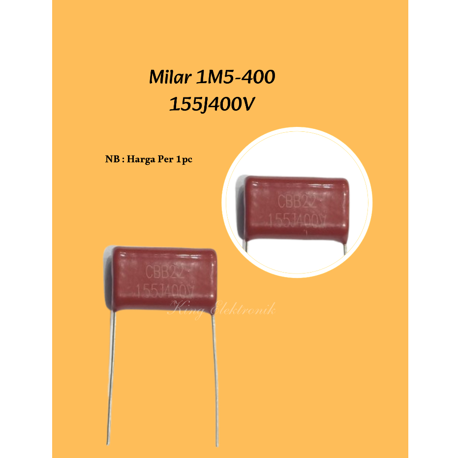 Milar 1M5 400V 155J400V - M155