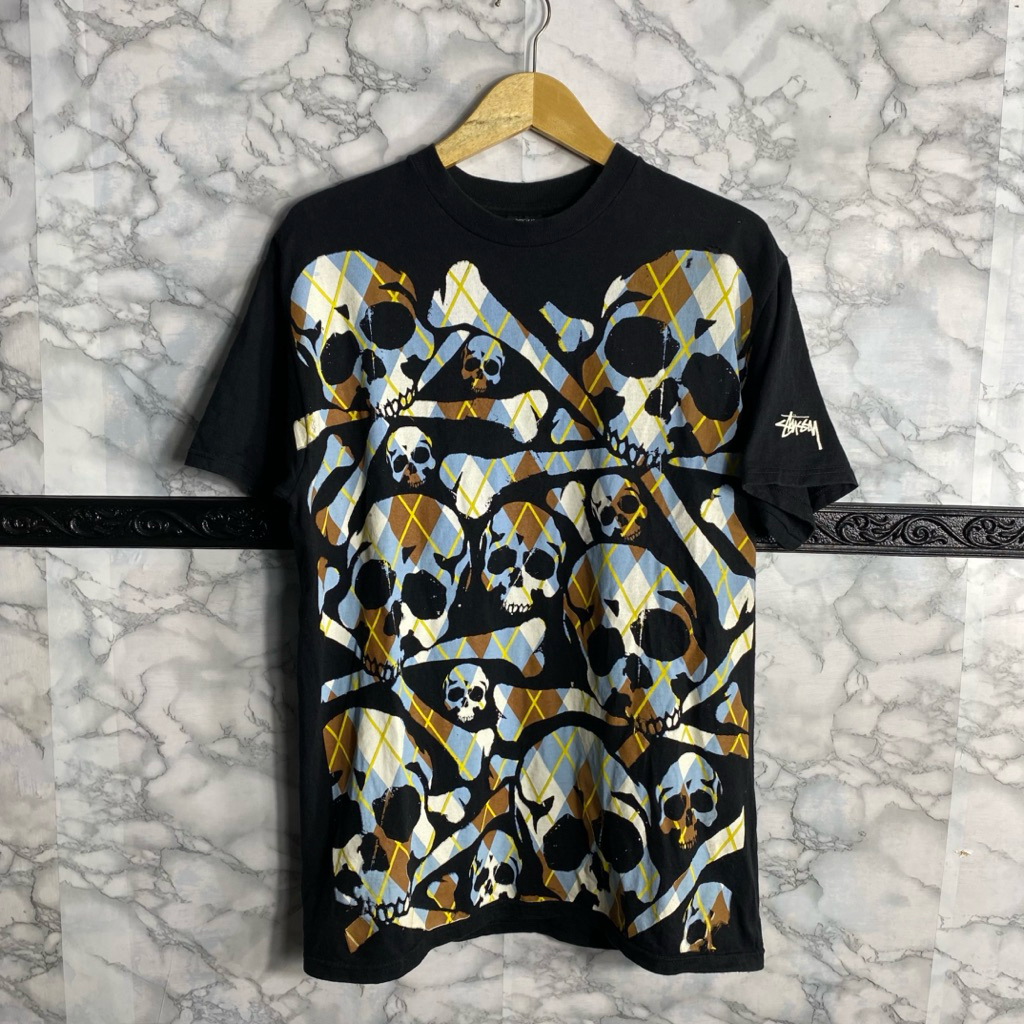 kaos stussy skull rare item