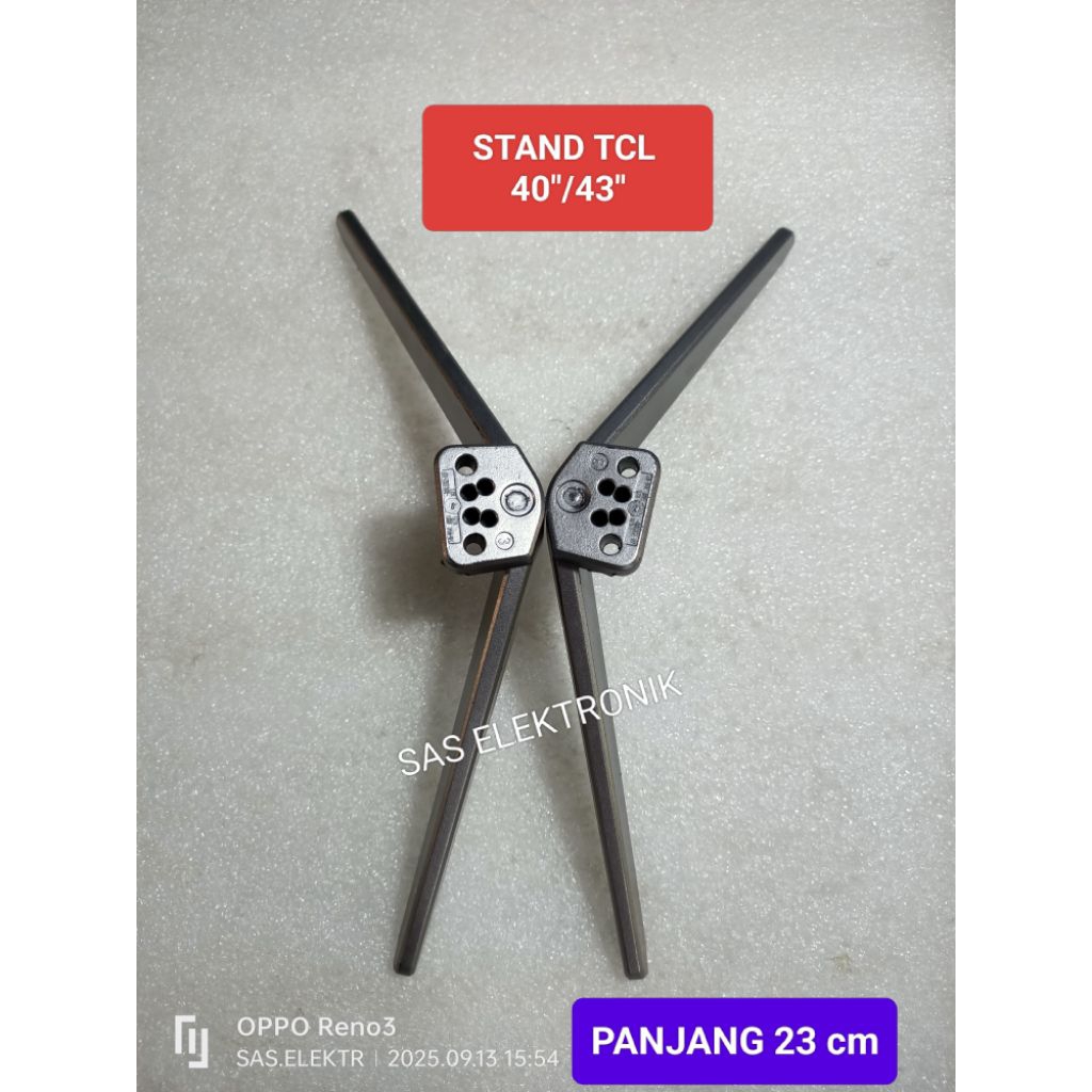 STAND BRACKET KAKI PEDESTAL DUDUKAN TV LED TCL 40-43-50-55 INCH 43P8M 43P715 43P725 43P735 43P745 50