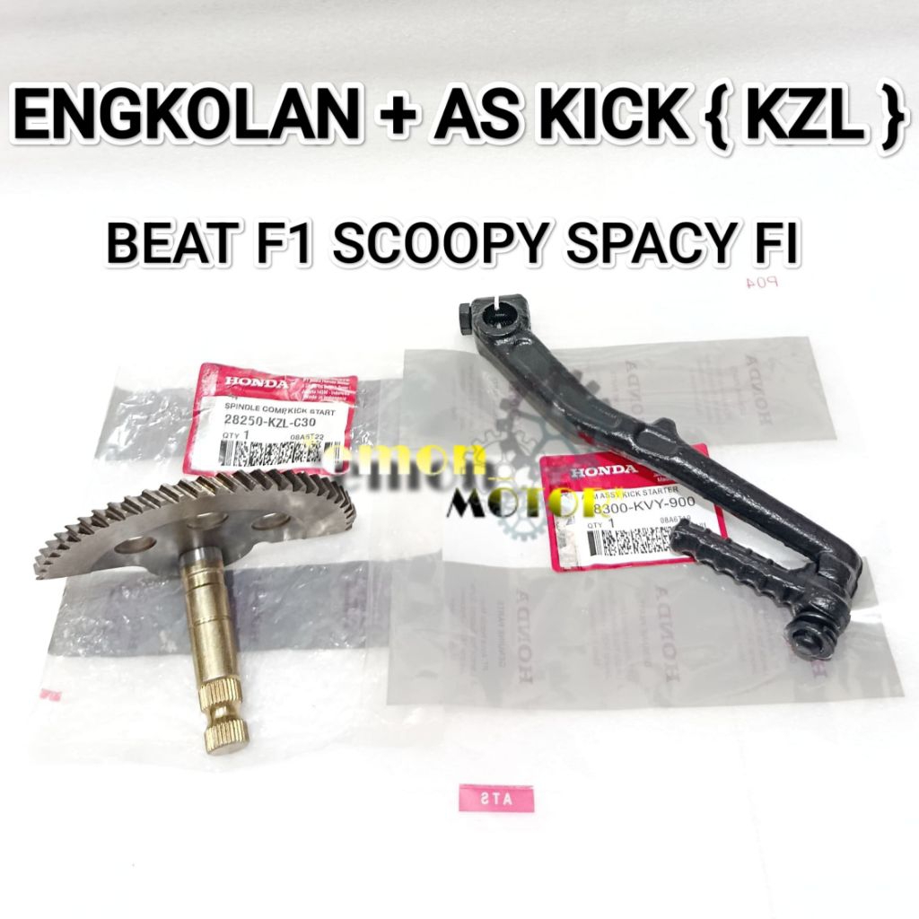AS KICK STATER + ENGKOLAN { KZL } HONDA BEAT FI INJEKSI SPACY F1 SCOOPY FI STATER KASAR AS KICK STAT