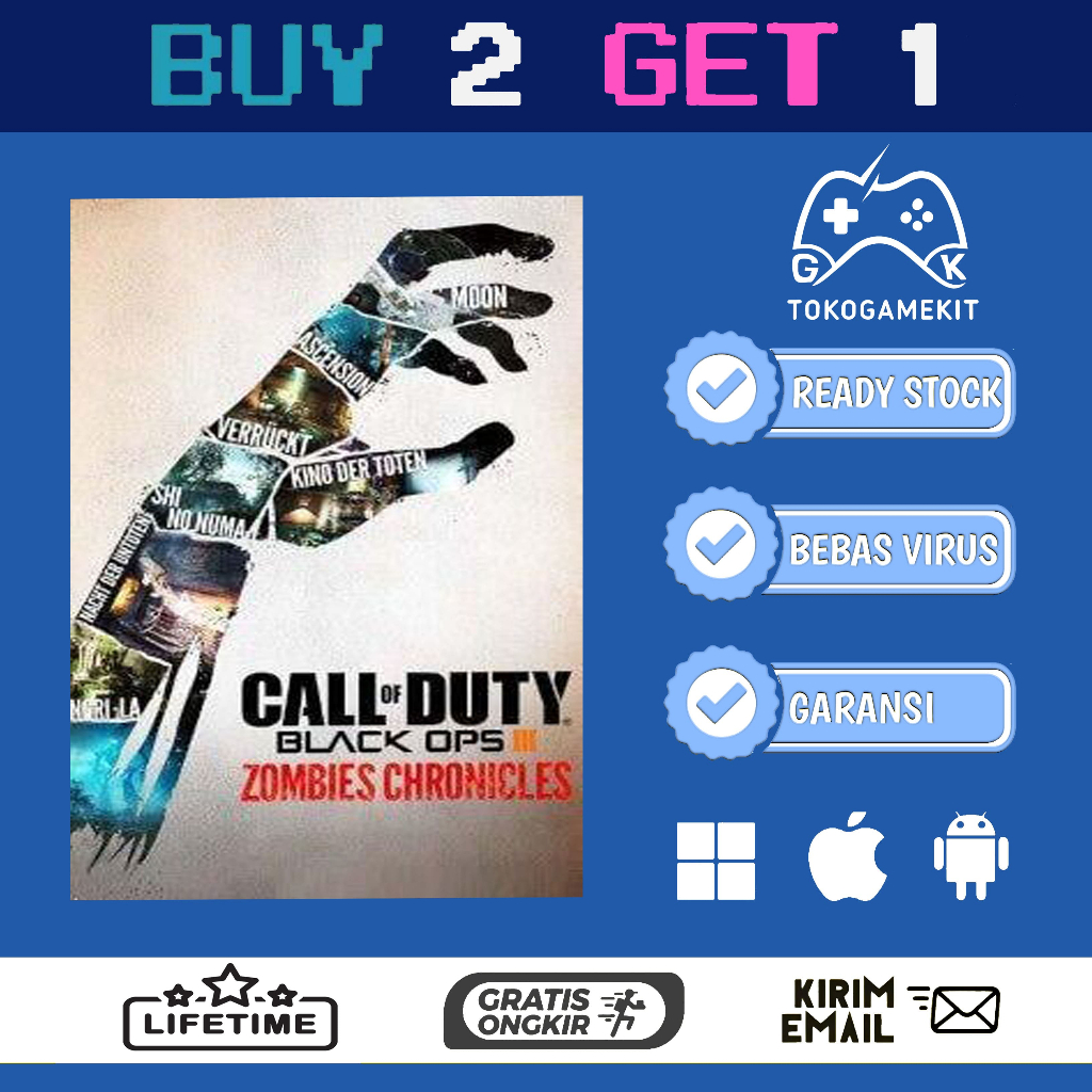 [G0115] Call of Duty: Black Ops 3 Zombies Chronicles - FPS, Survival Horror, Action - Game PC