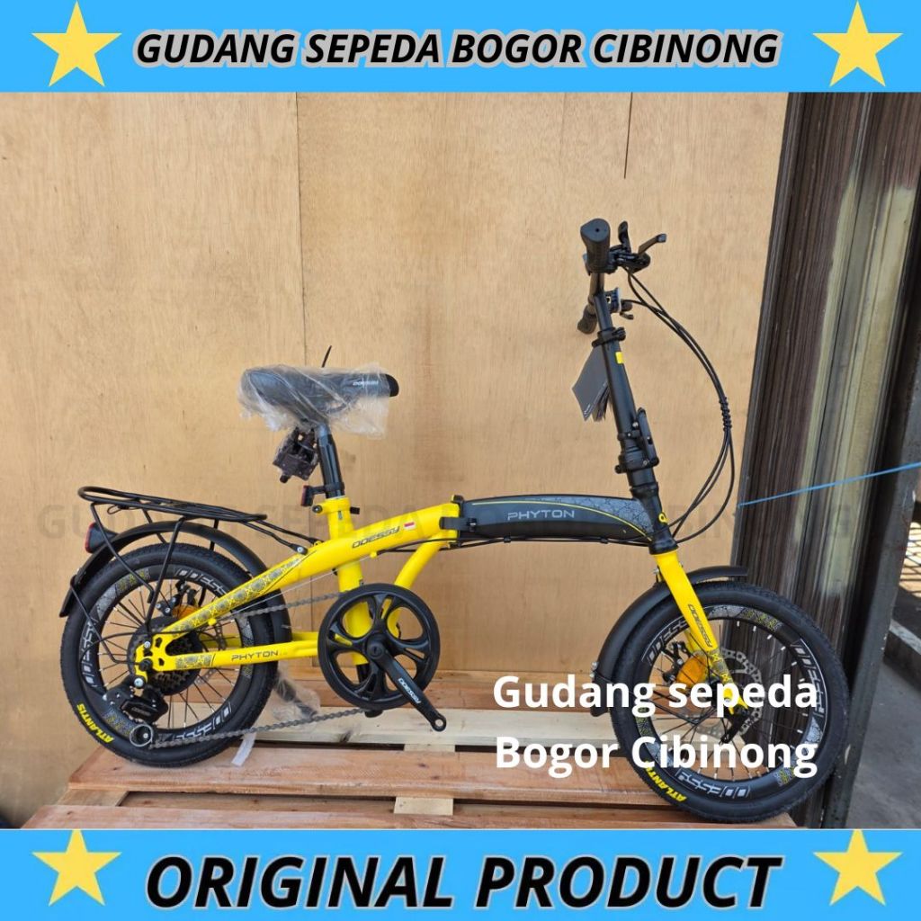 Sepeda Lipat 16 Odessy Phyton Boncengan