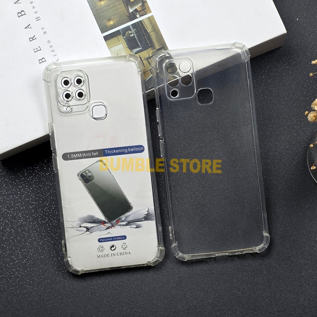 Bumble - Softcase Anticrack tebal Case Bening Infinix Hot 10S Infinix Hot 11 Infinix Hot 11S Nfc Inf