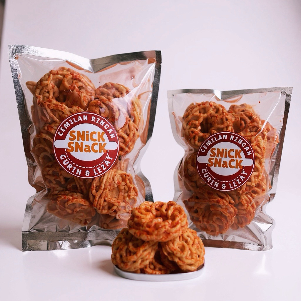 

Snick Snack Mawar Rasa Bumbu Balado 100gr / Kerupuk Bunga Mawar