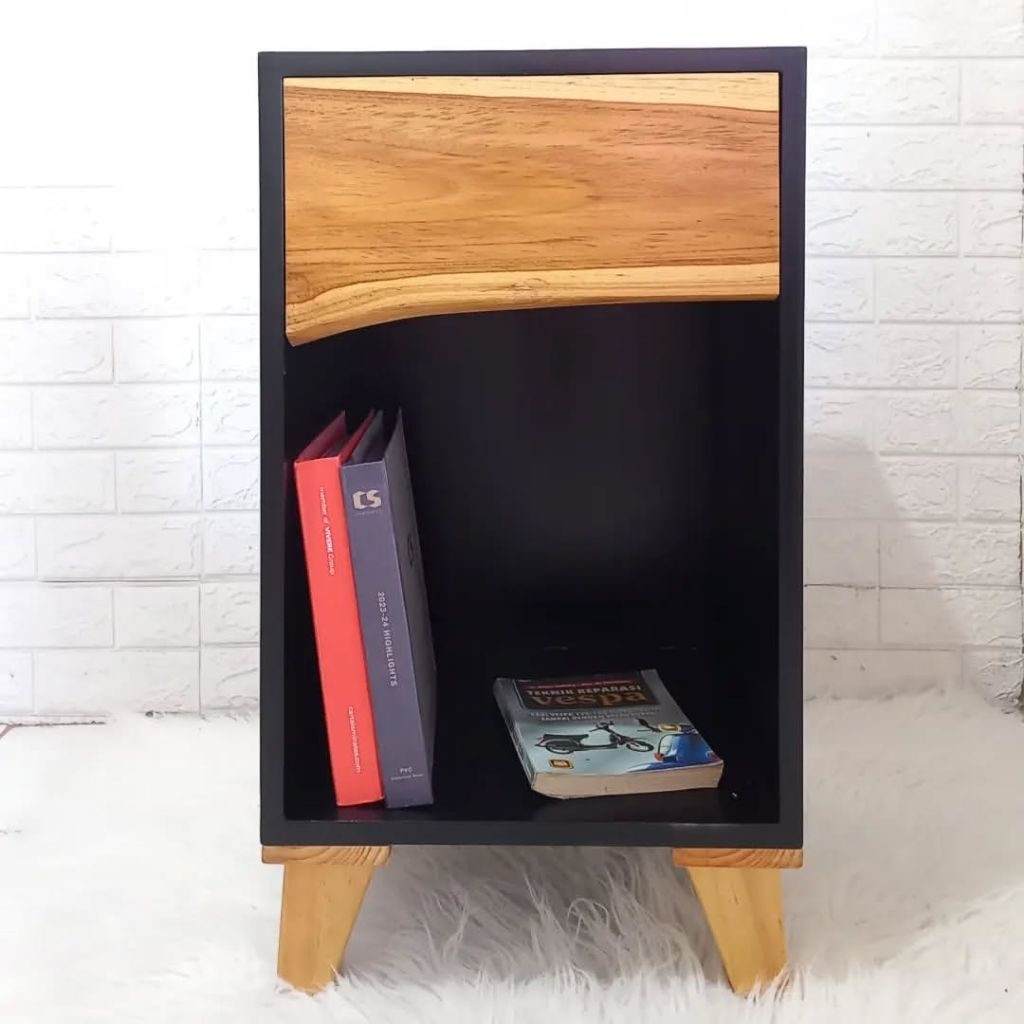 nakas kecil minimalis moderen meja kecil kayu jati