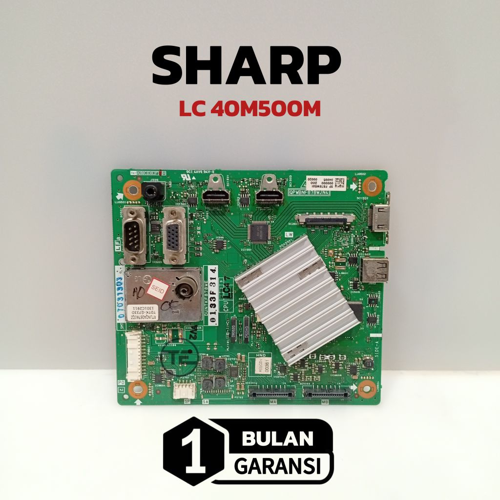 MAINBOARD SHARP LC 40M500M MESIN TV LED SHARP MB MODUL TV