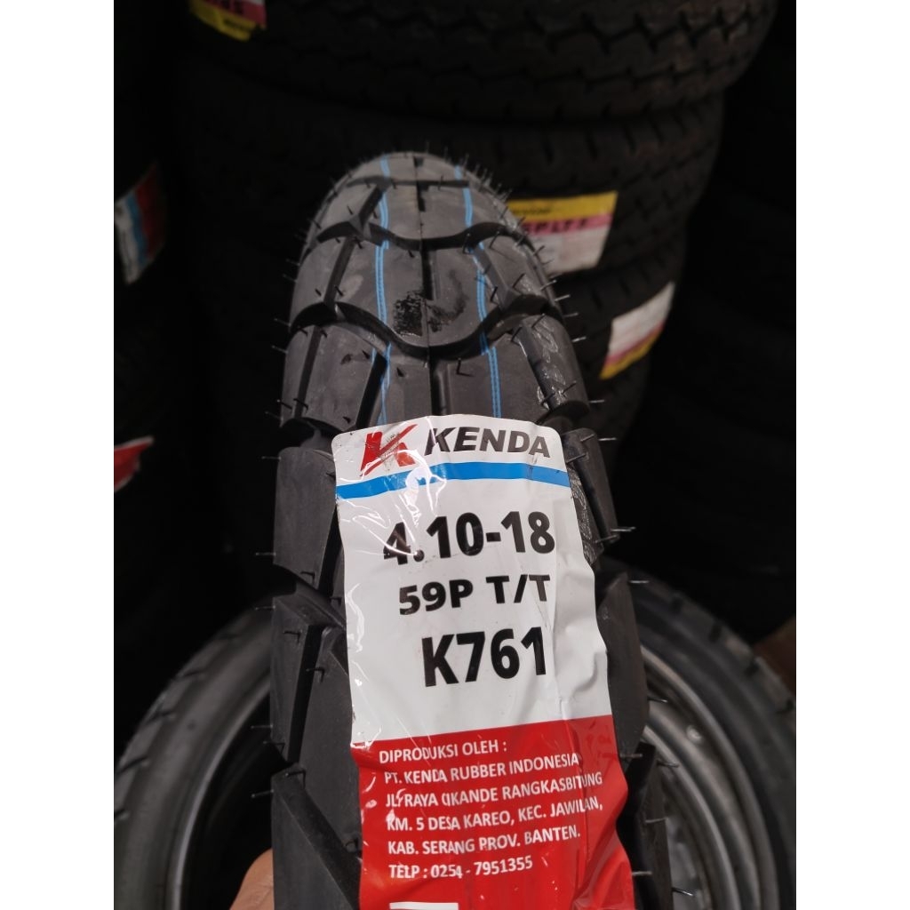 Promo Terlaris (BISA COD) Ban Motor Kenda 410-18 (K761) Ban Belakang KLX WR CRF Supermoto