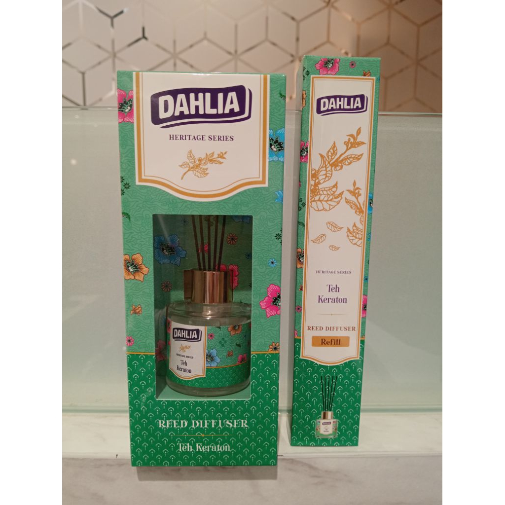 Dahlia Red Diffuser Refill Teh Kraton & Cendana Padmasana