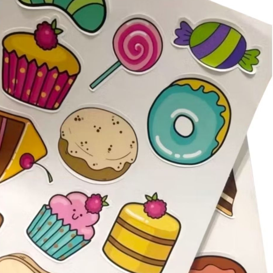 

Sticker Pack Sweet Bakery Aesthetic Paper Vinyl Waterproof Dekorasi Stiker Laptop Buku