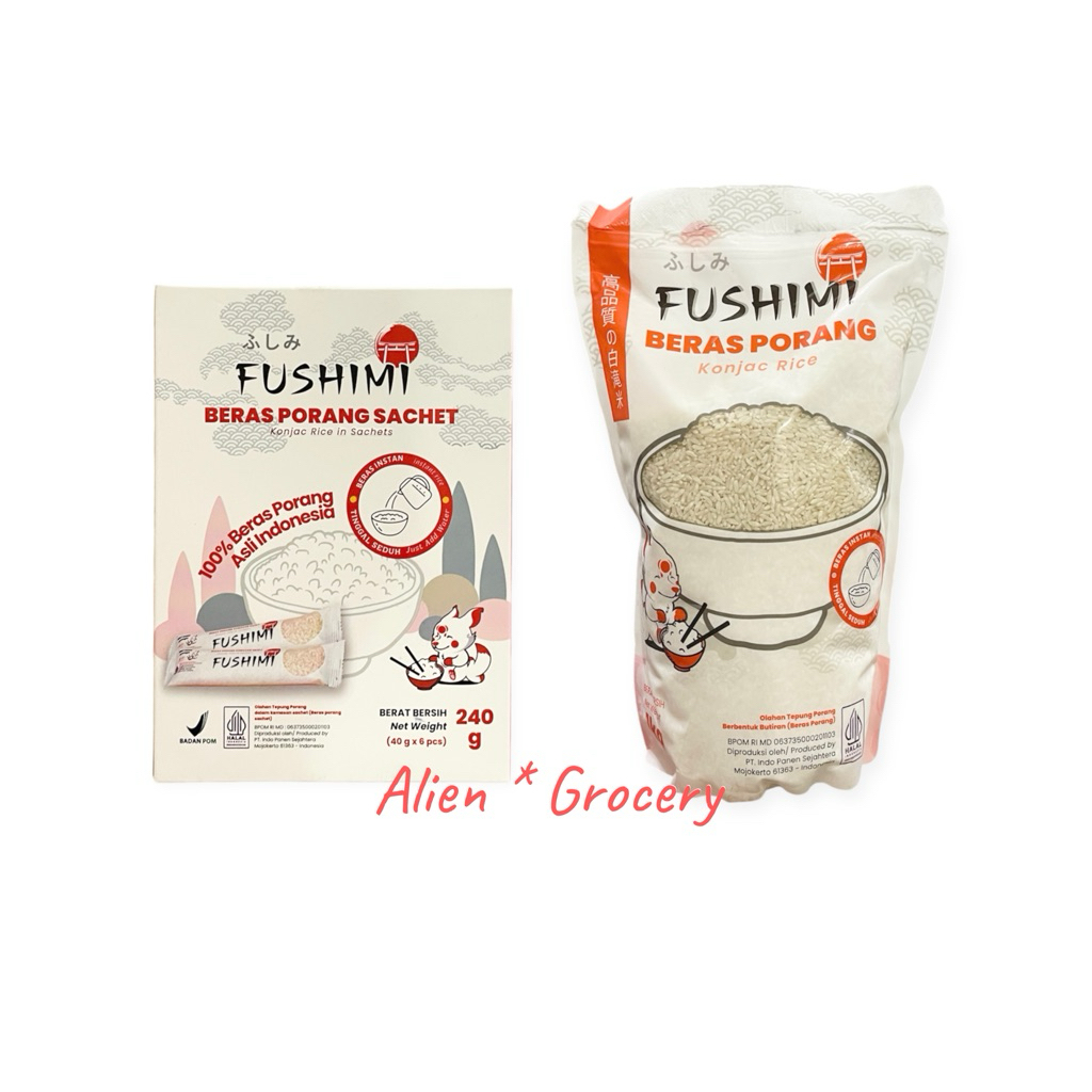 

FUSHIMI BERAS PORANG BOX Sachet 240gr Pouch 1 kg