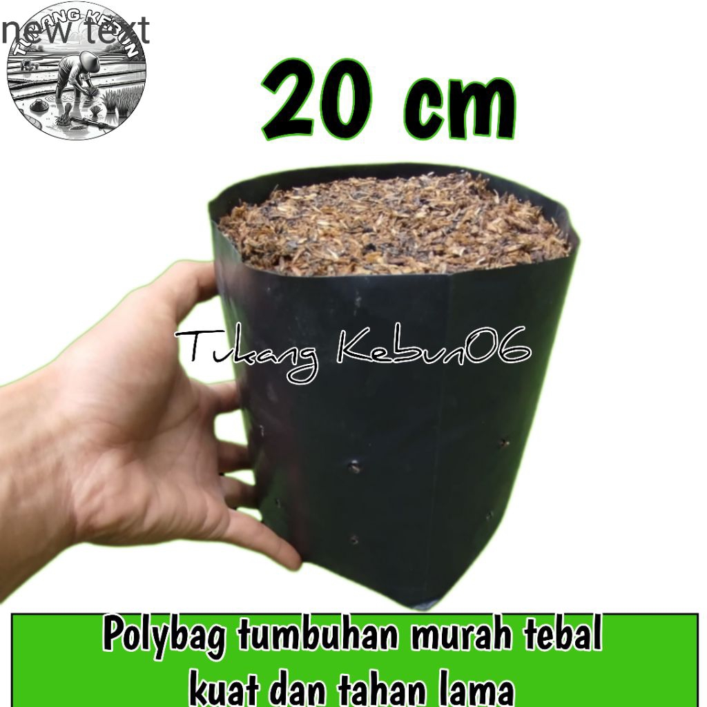 Polybag Tanaman Buah Polybag Tanaman Hias Per 50 Lembar Murah Kuat Tebal Tahan Lama