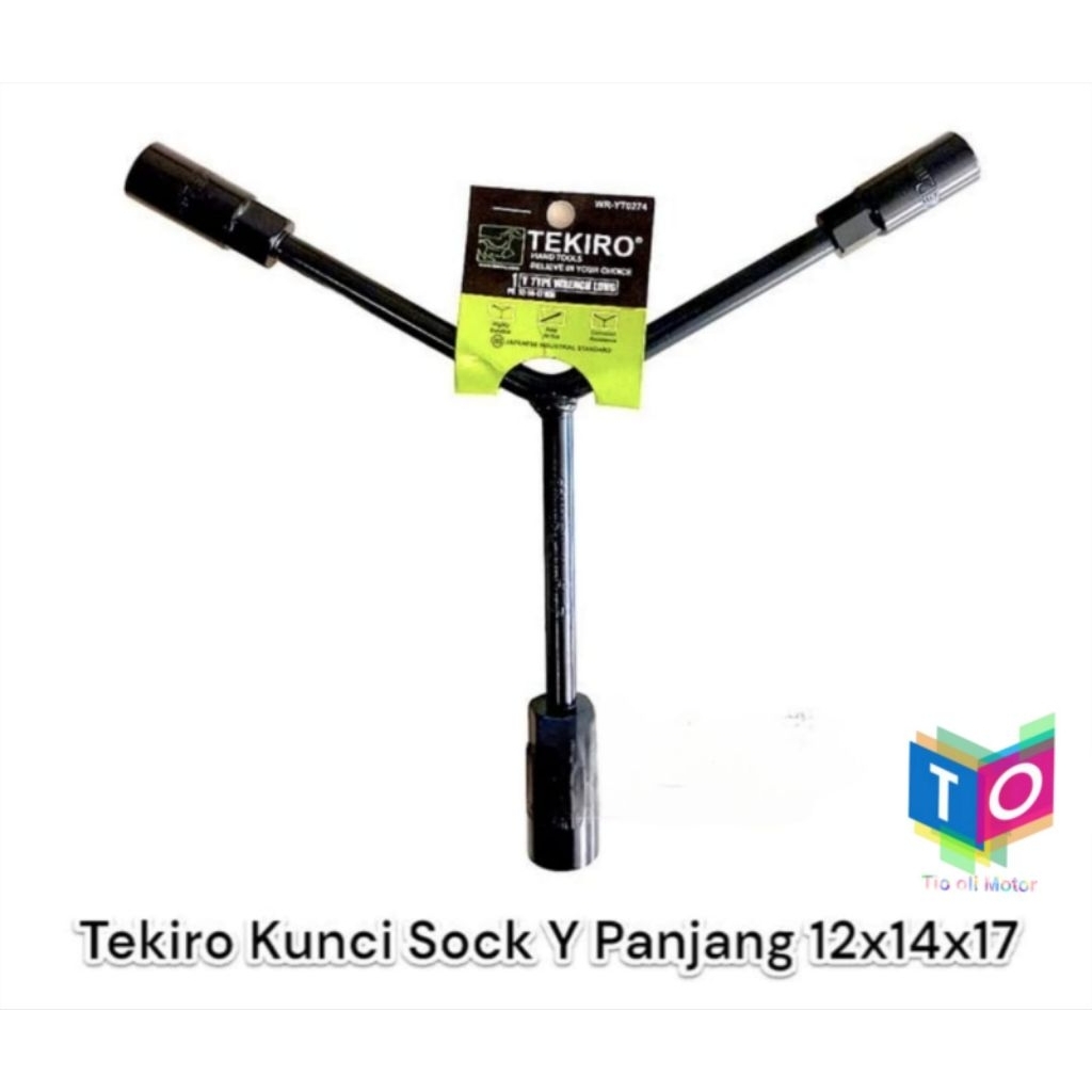 Kunci Y Tekiro Panjang 8×10×12 - 10×12×14 - 12×14×17 Kunci Sock Y Tekiro