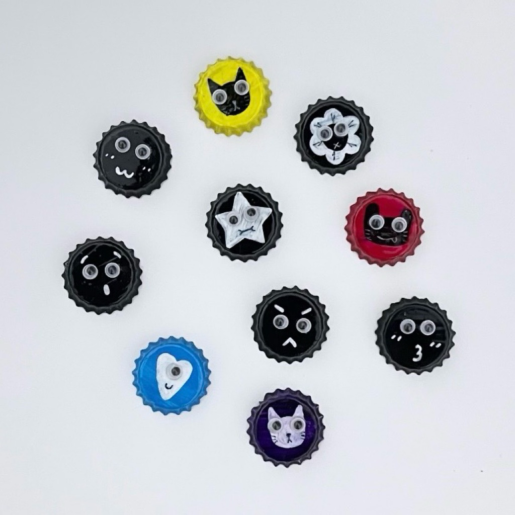 Pin Bottle Cap by Celipaza