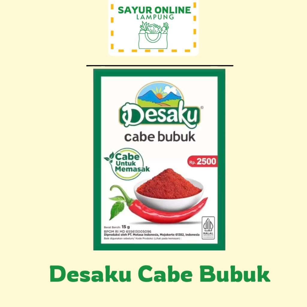 

Desaku Cabe Bubuk - 1 pcs - Sayur Online Lampung
