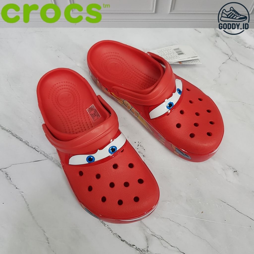 SANDAL CROCS MCQUEEN - CROCS MCQUEEN - SANDAL CROCS ANAK/DEWASA