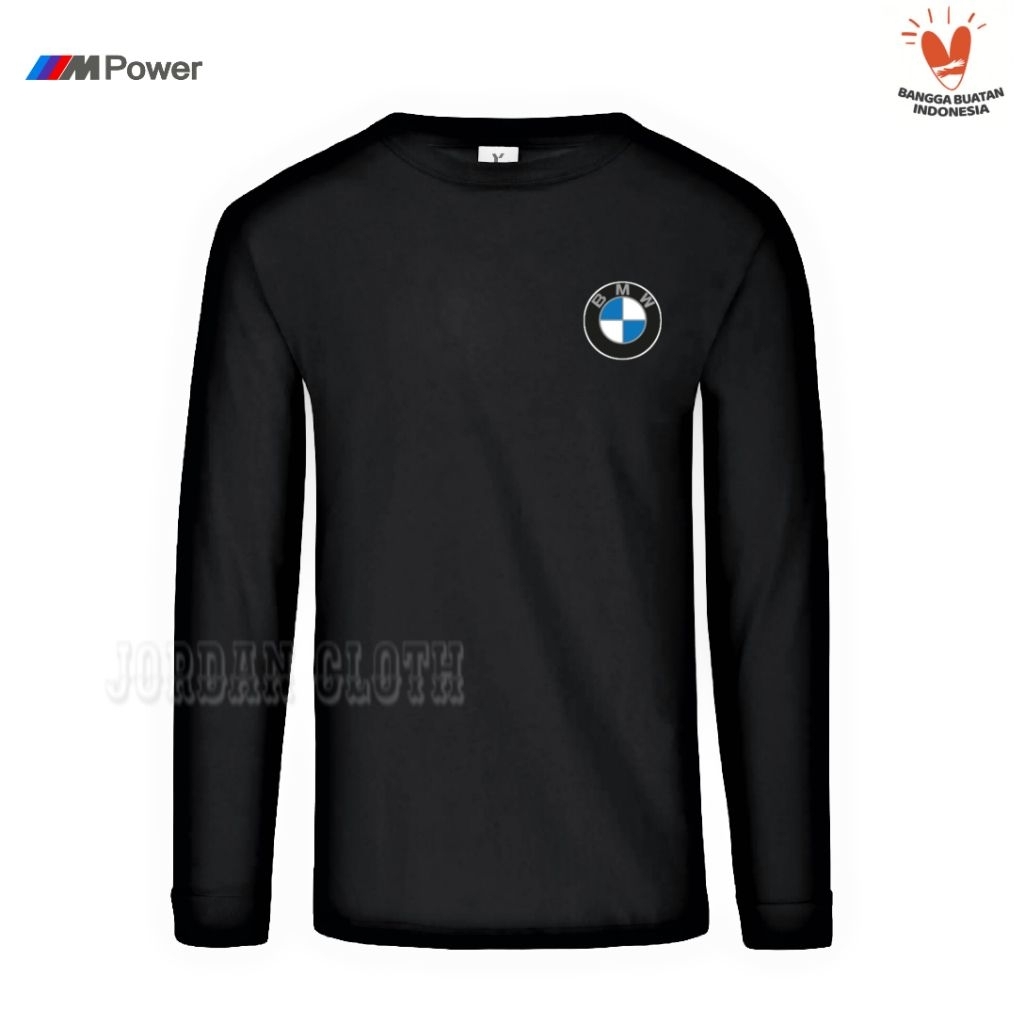 Tshirt Baju Kaos Lengan Panjang Bmw Logo