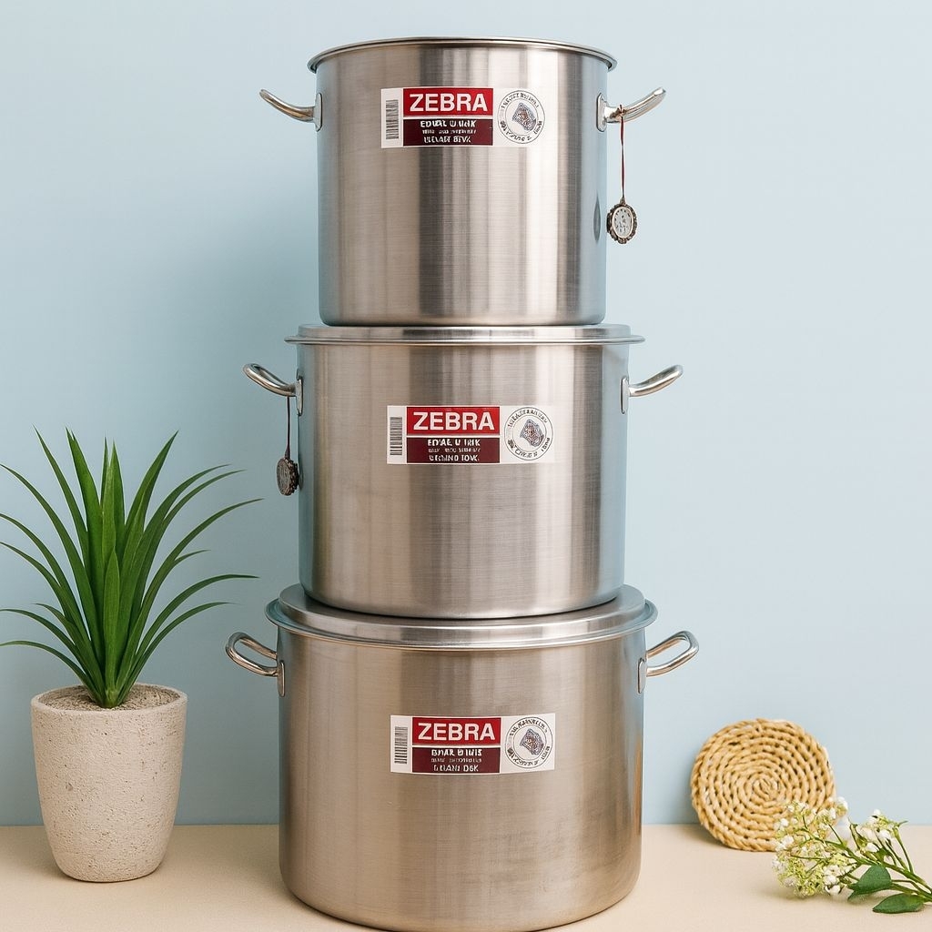 Panci Zebra Stock Pot Panci Stainless Steel | Impor Thailand