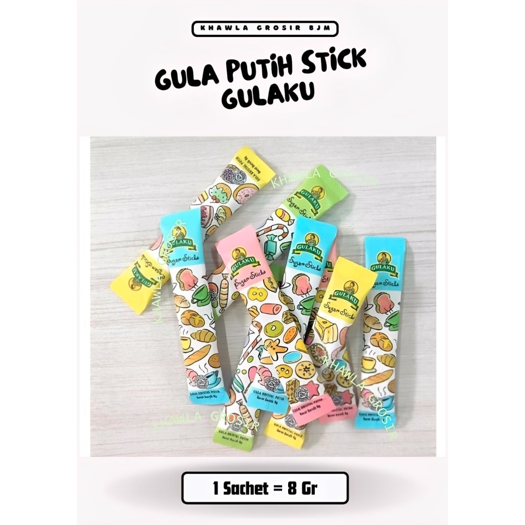 

Banjarmasin | Gulaku - Gula Stick - Gula Putih - Isi 20+ & 100 Sachet 8 Gr