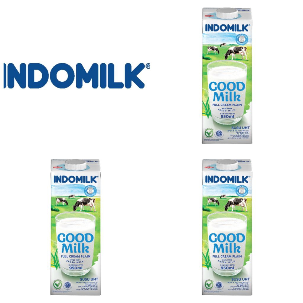 

Indomilk Susu UHT Full Cream Kotak 950 Ml