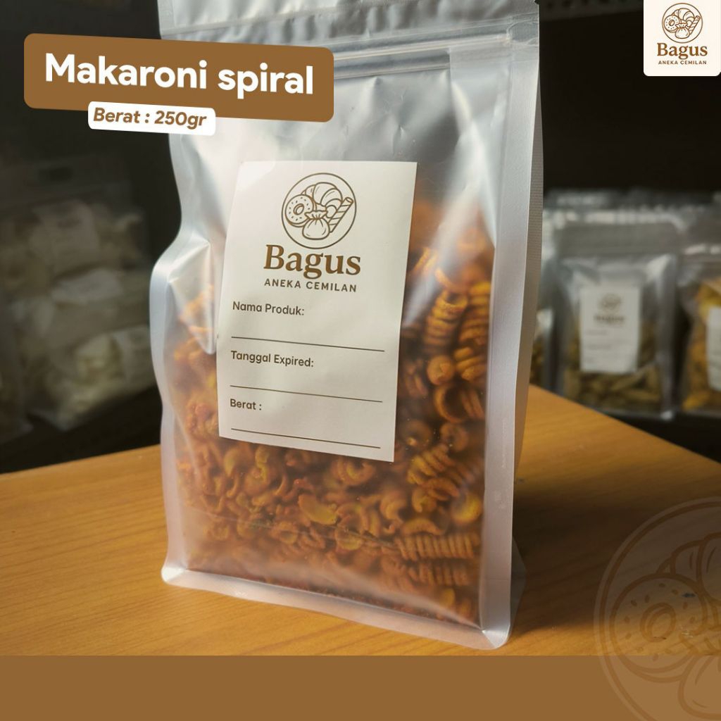 

Makaroni Sprial Pedas Bagus Aneka Cemilan