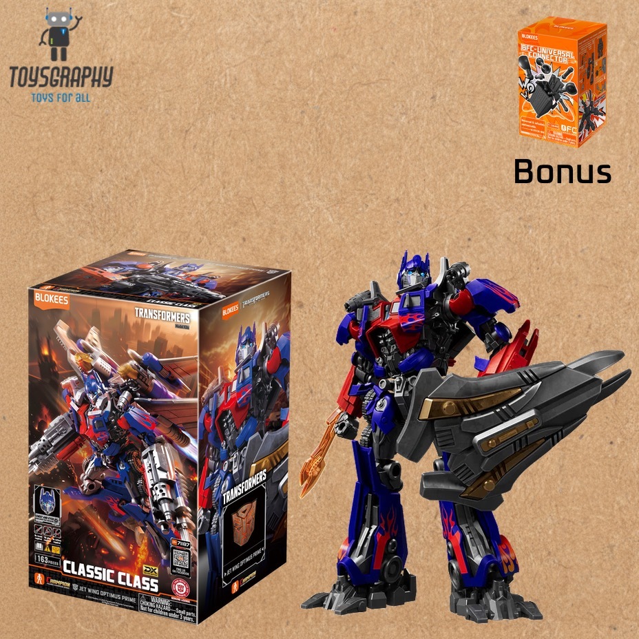 Blokees Transformers Classic Class 21 DX JET WING OPTIMUS PRIME Jetwing Sayap DOTM