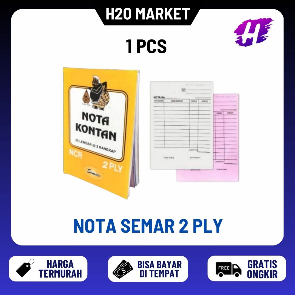 

1 Pcs Buku Nota kontan kecil 2 ply SEMAR