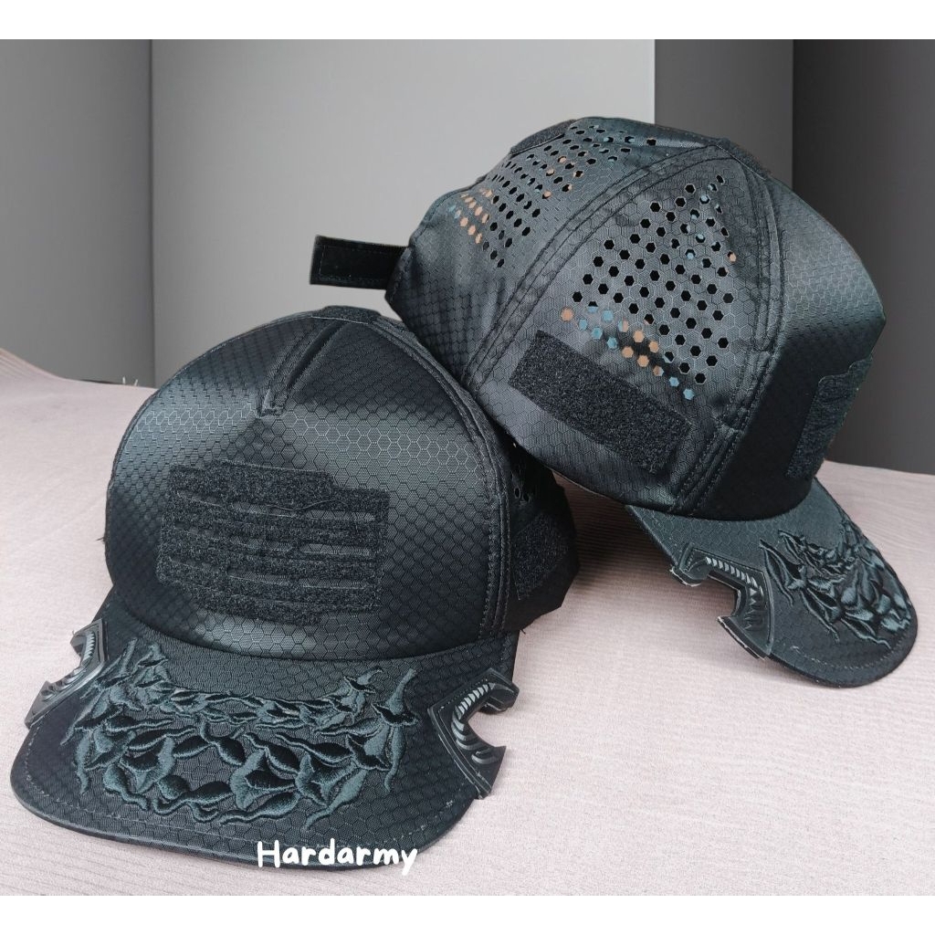 TERBARU|| Topi Pati AD | Topi laser tawon | Topi Laser Hitam| Topi Velcro | Topi Bordir Timbul| Topi