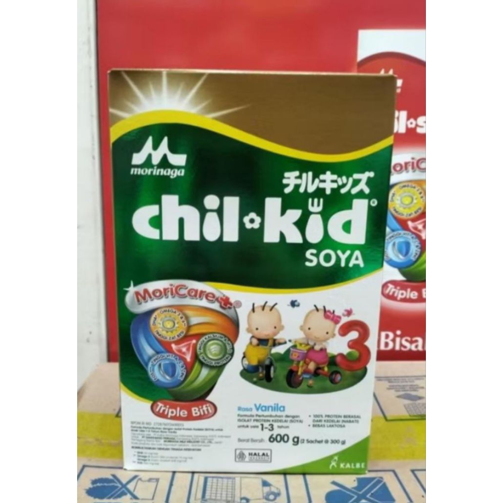 

Susu morinaga chil kid soya rasa vanila