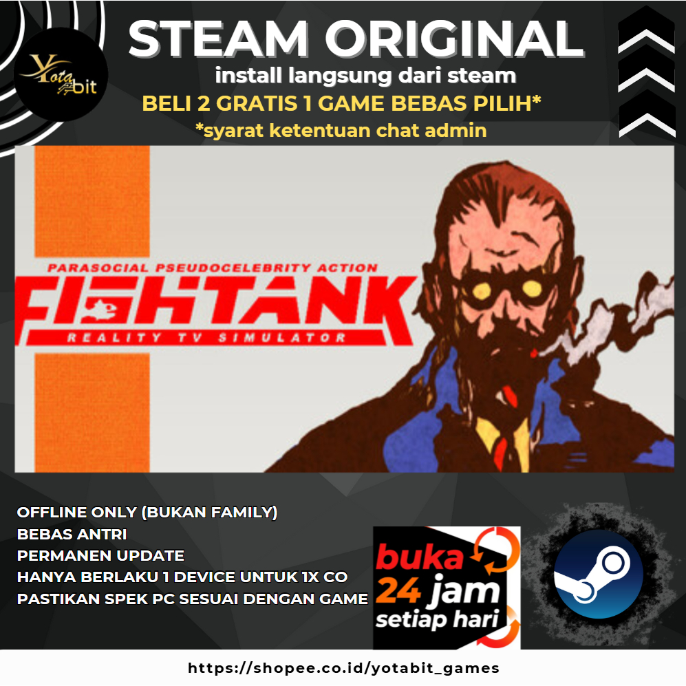 Fishtank: Reality TV Simulator Offline PC Game Original