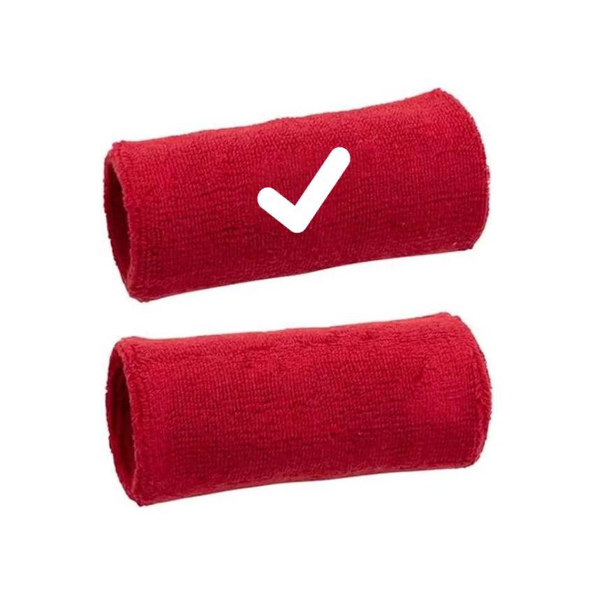 Wristband Long Handband Handuk Olahraga Panjang Sepasang