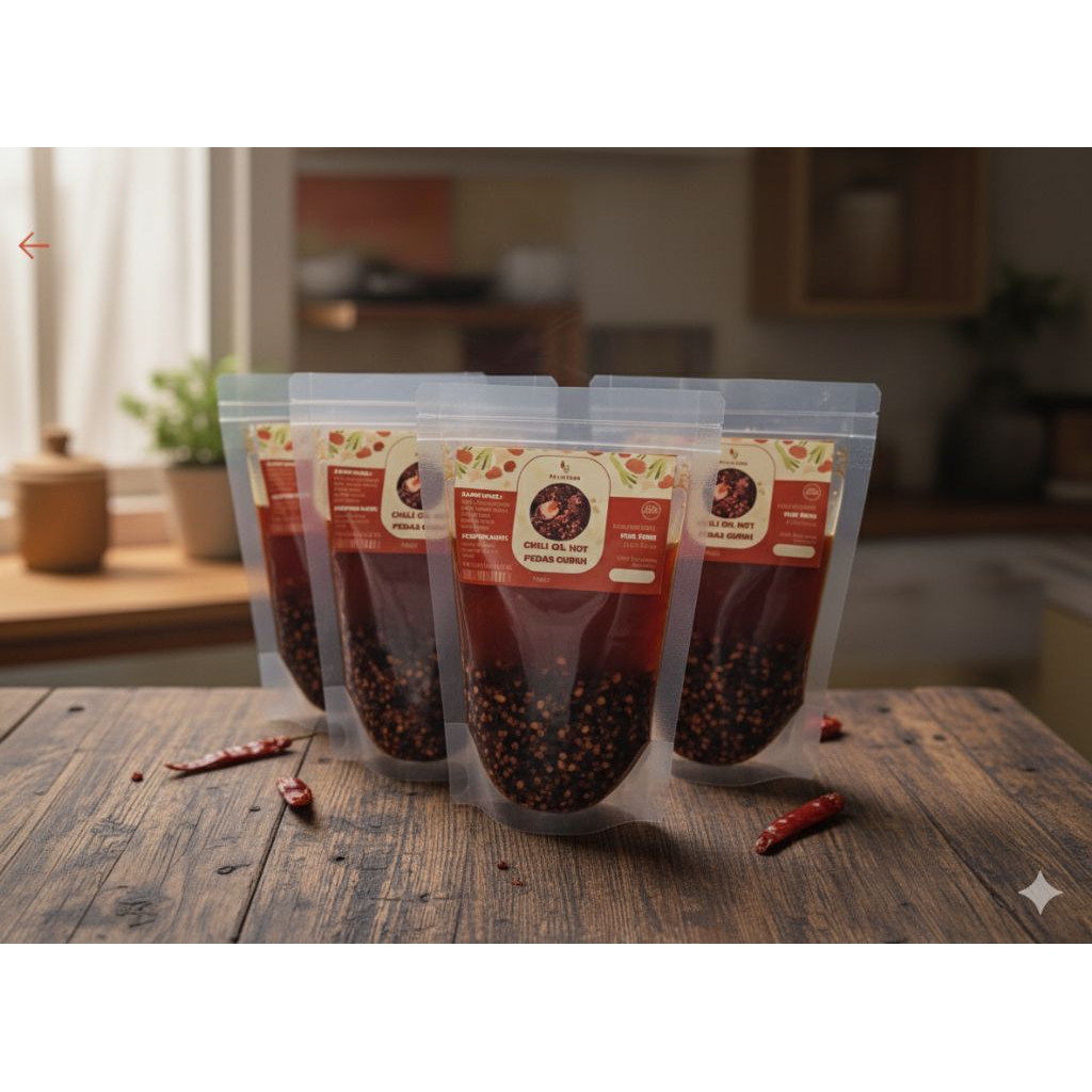 

Beli 1 gratis 1 chili oil hot pedas 250ml sesasi pedas alami.